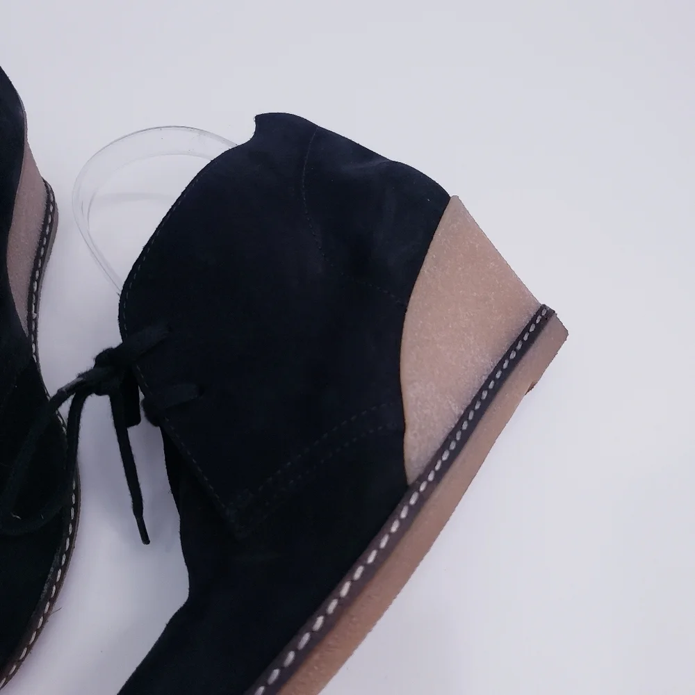 J.Crew Macalister Wedge Ankle Suede booties